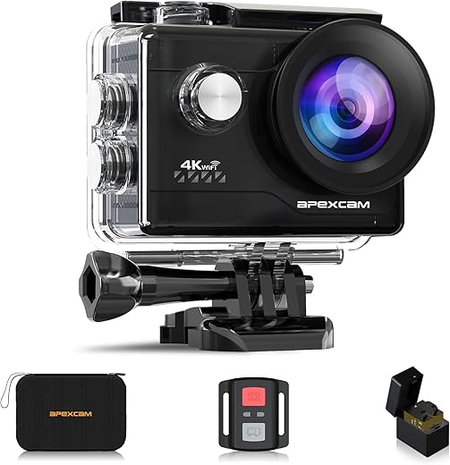 Confronto tra Apexcam 4K Action Cam e AKASO Brave 4 Pro