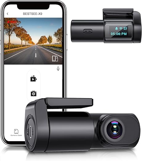 Dash Cam Auto 1080P WiFi 360°: Sicurezza a 360 Gradi