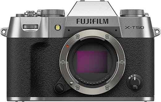 Fujifilm X-T50 Mirrorless 40MP Argento: Scopri la Qualità Fotografica Incredibile!