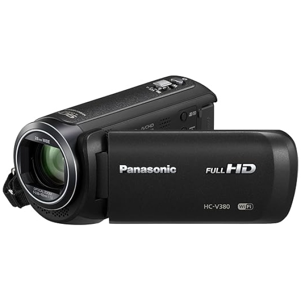 Panasonic HC-V380, Videocamera Full HD, Nero