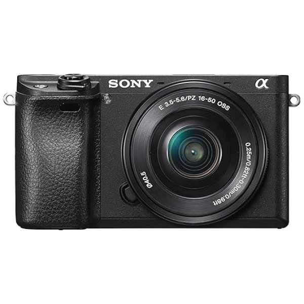 Sony Alpha 6300 Kit Fotocamera Digitale Mirrorless Compatta con Obiettivo Intercambiabile SEL 16-50 mm, Sensore APS-C CMOS Exmor HD da 24.2 MP, 425...