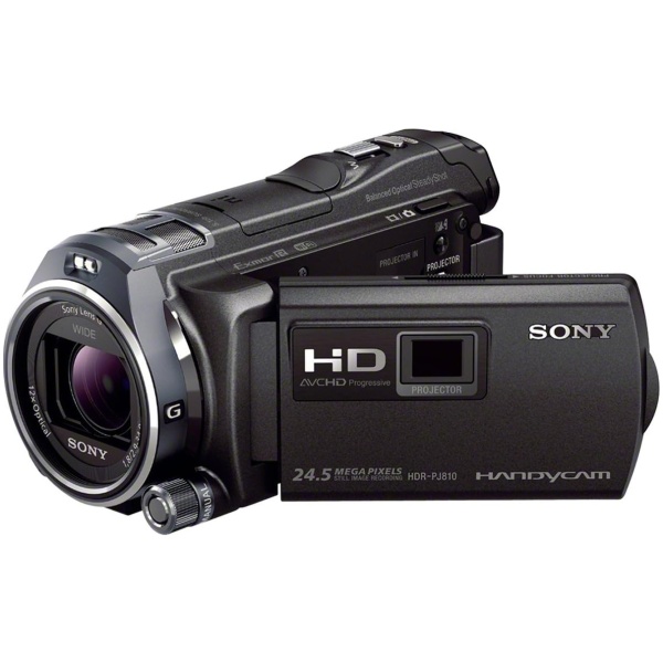 Sony HDR-PJ810E Videocamera Handycam, Sensore CMOS Exmor R da 4,6 mm retroilluminato, Obiettivo grandangolare G con Zoom Ottico 12x, Proiettore...