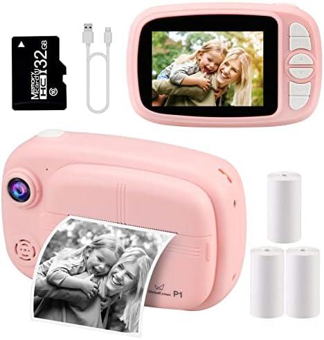 Questa fotocamera istantanea per bambini GlobalCrown è un ottimo regalo per i bambini che amano la fotografia. Con una risoluzione fotografica di 12 megapixel e la capacità di registrare video in alta definizione 1080P, i bambini saranno in grado di cat