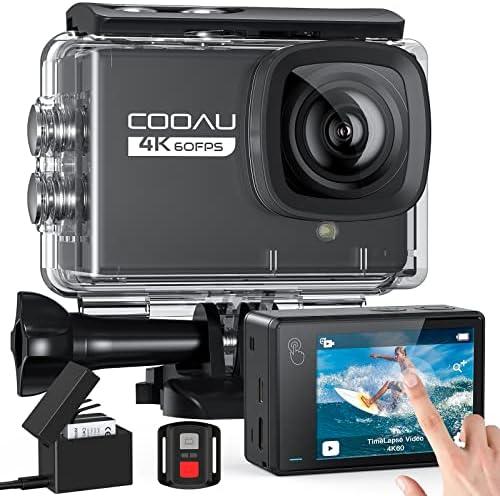 Elta dell’action cam COOAU può essere controllata tramite WiFi tramite l’app iSmart DV2. Inoltre, è dotata di un telecomando da polso 2.4G che ti permette di controllare la fotocamera facilmente premendo semplicemente i pulsanti sul telecomando. Questo