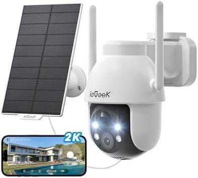 Recensione ieGeek: Telecamera Wifi Esterna 2K con Pannello Solare e Allarme PIR