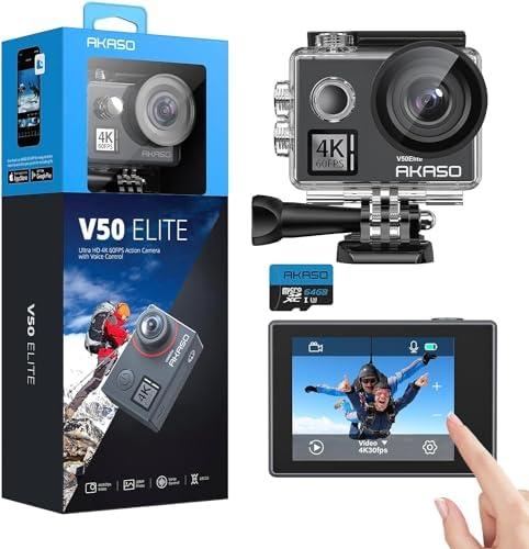 Recensione AKASO V50 Elite: Fotocamera Subacquea 4K/60FPS 20MP con Controllo Vocale, Stabilizzazione, Impermeabile