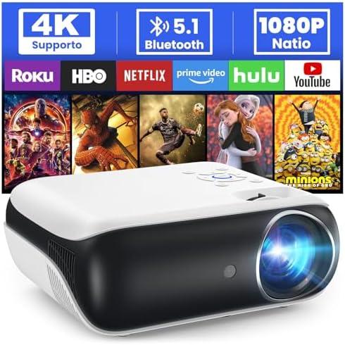 Recensione Prodotto: Proiettore Hopvision 9500 Lumen 4K – Home Cinema, Bluetooth Professionale