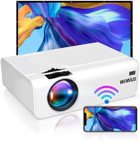 Recensione Proiettore WiFi WiMiUS 10000 Lumen: Full HD 1080P e Audio HiFi