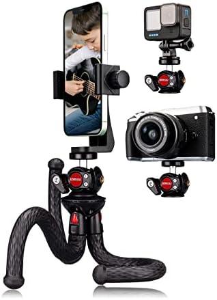 Prodotto: Il Gorilla Pod da Viaggio Portatile è un mini treppiede versatile con testa a sfera completamente girevole e supporto XL per smartphone. Ideale per la registrazione di vlog, live streaming e video, la testa inclinabile del treppiede consente di